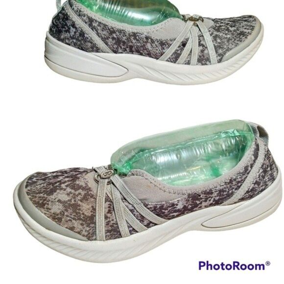 Bzees Gray Niche Washable Arch Support Flats sz 7.5 - Picture 1 of 7